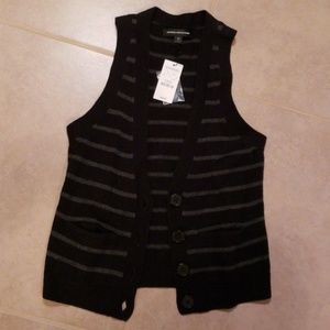 NWT Express black sweater vest